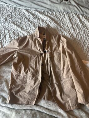 Burberry Light Brown Lightweight Men’s Shirt Jacket